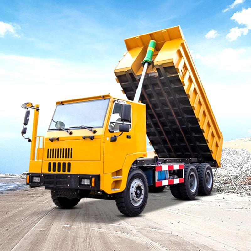 Satılık 25 Tonluk Ağır Hizmet Tipi Maden Damperli Kamyon Düz Başlıklı Taşıyıcı