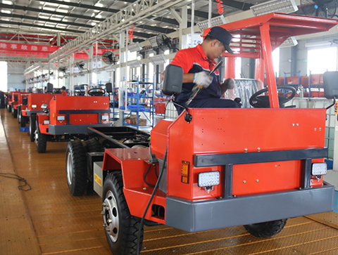 How to construct explosion-proof trackless rubber wheel car?