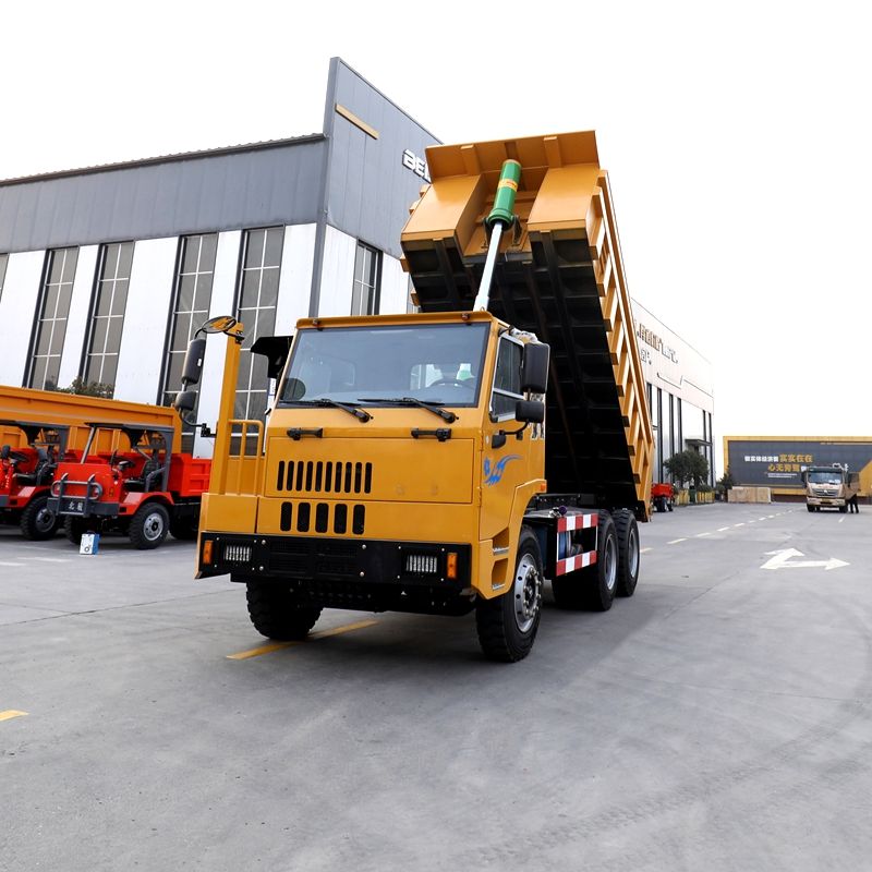 Wheeled Flat Head Mining Dump Truck