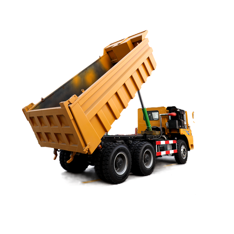 Карьерный самосвал с плоским носом