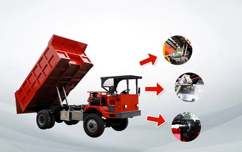 Camión minero subterráneo