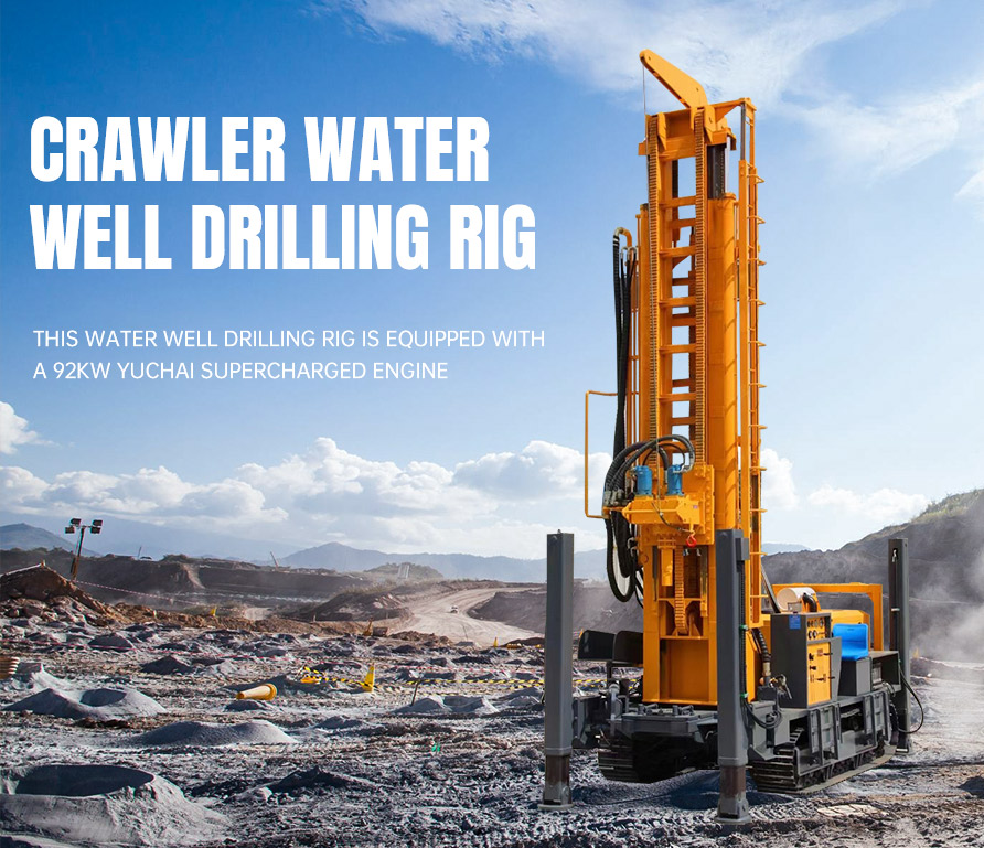 Rig Pengeboran Sumur Air Crawler