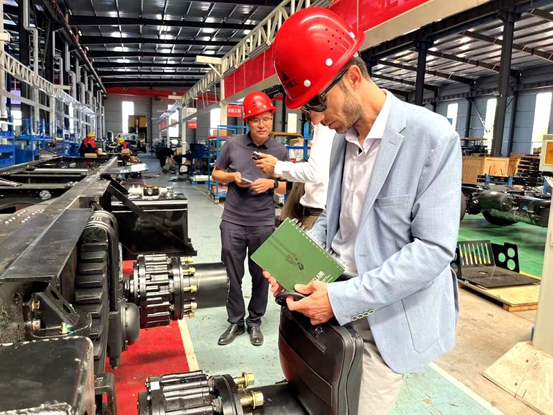 Turkish Customer ORUC and His Entourage Visit Beijun 