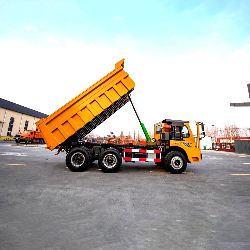 Wheeled Flat Head Mining Dump Truck
