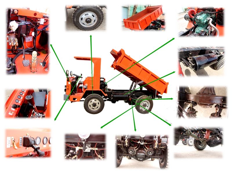 Robust End Dump 10T Truck for Sale Efficient Mining Construction Haulage 