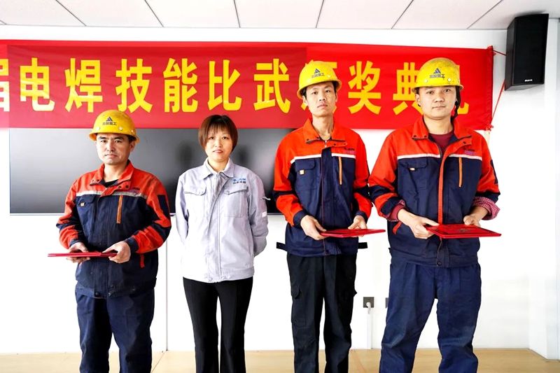 اختتام مسابقة مهارات اللحام الثالثة لشركة بيجون للصناعات الثقيلة