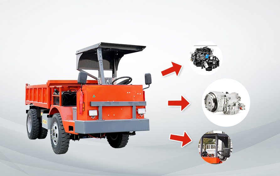 Small Underground Mining Truck