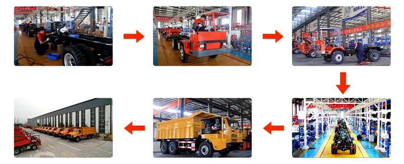 Карьерный самосвал с плоским носом