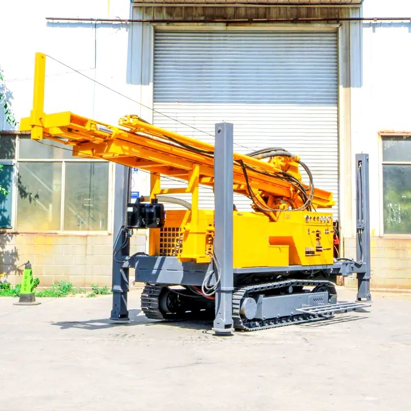 Crawler type water well drilling rig