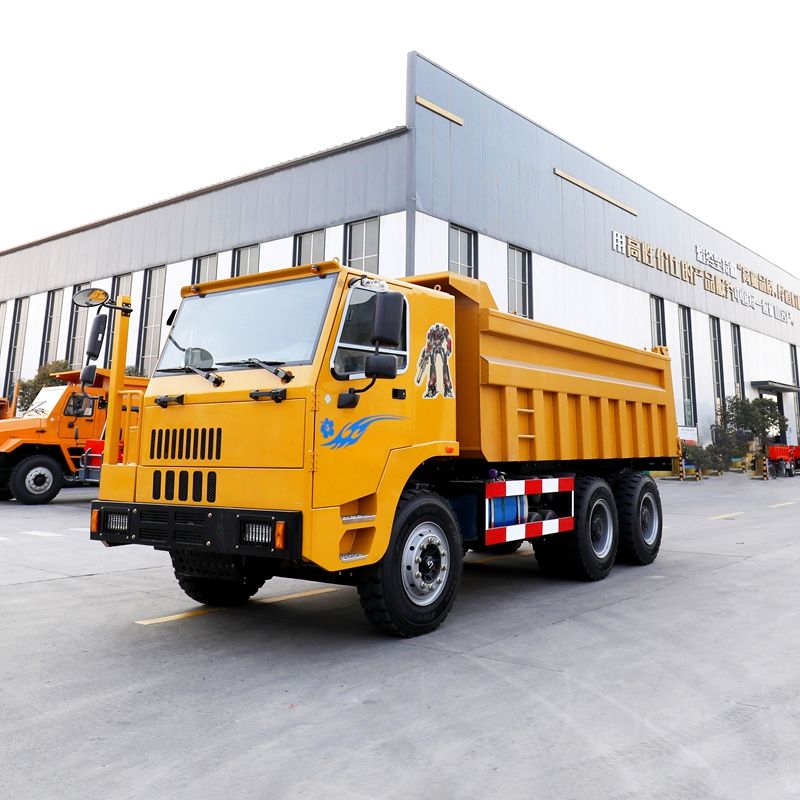 Wheeled Flat Head Mining Dump Truck