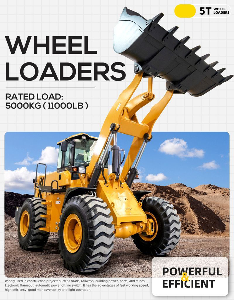 Колесный погрузчик среднего размера